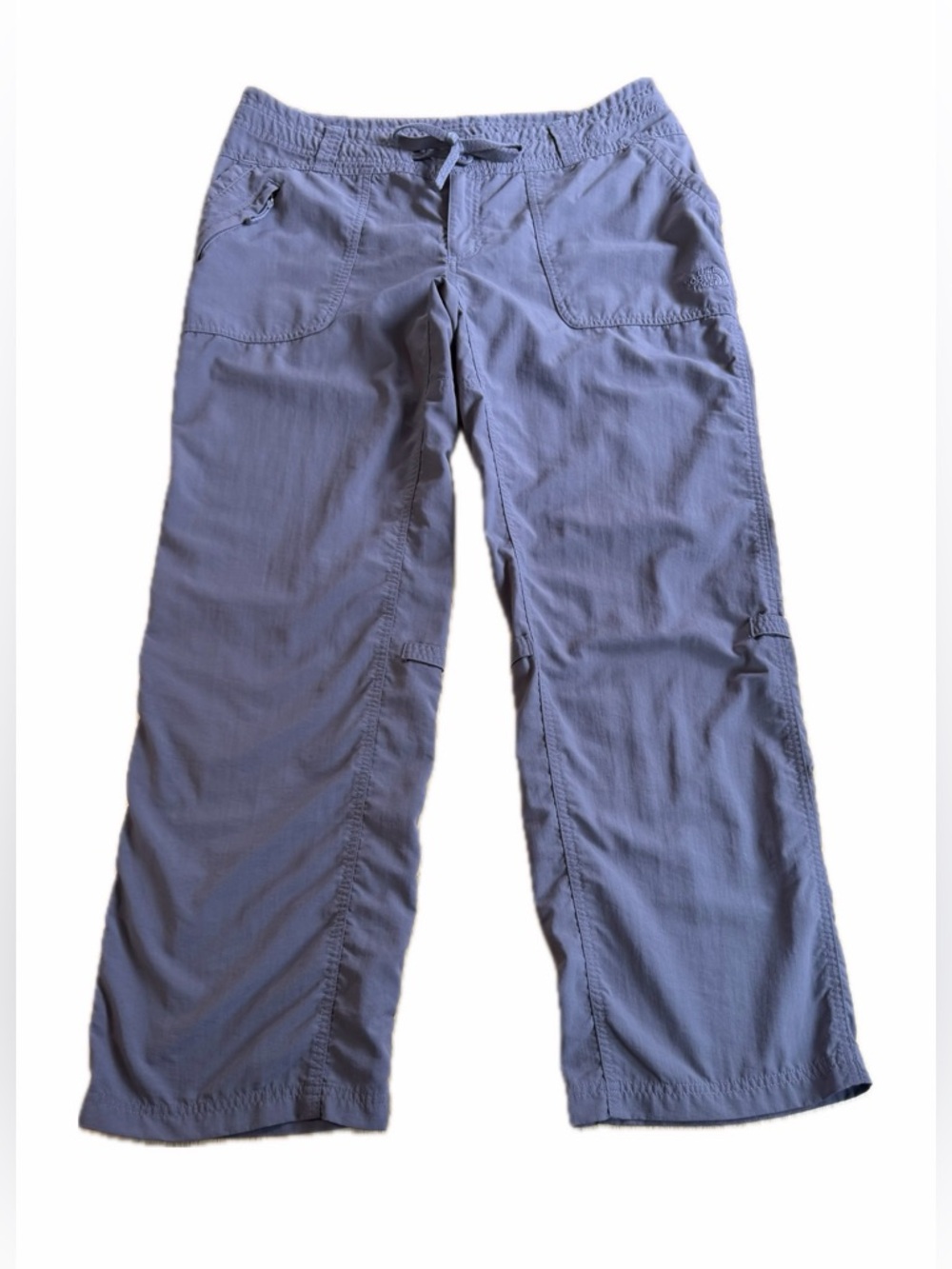 The North Face Horizon Tempest Pants Women's Size 12 Roll Up Cuff Hiking Gray